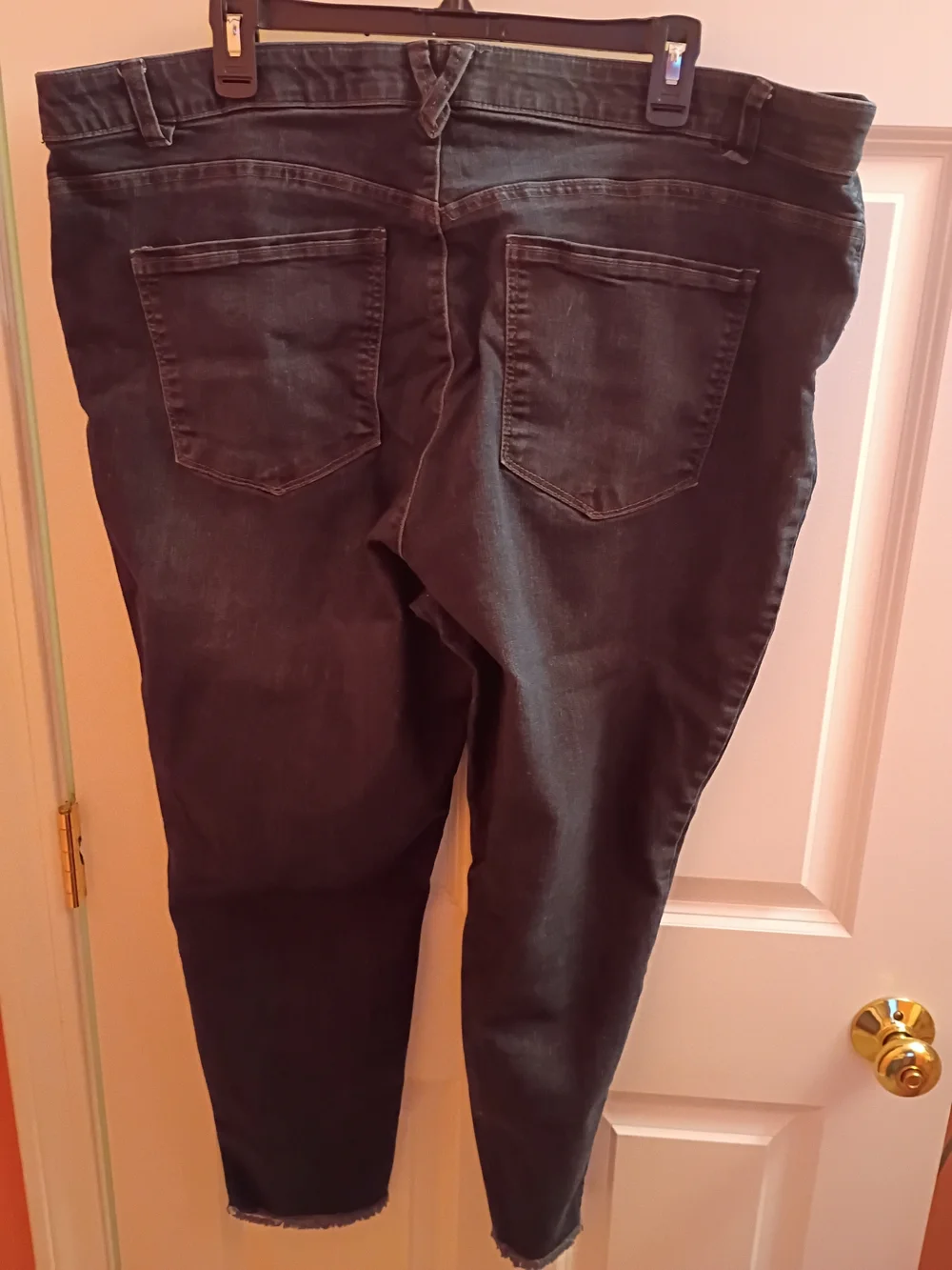 💙Democracy Dark Blue High-Rise Button-Fly Cropped Jeans Size 22W💙 - Picture 5 of 5